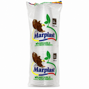 Vaso Desechable Marplast 12oz x50uds