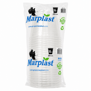 Vaso Desechable Marplast 16oz x25uds