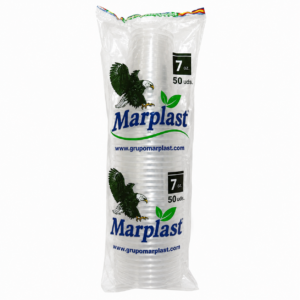 Vaso Desechable Marplast 7oz x50uds