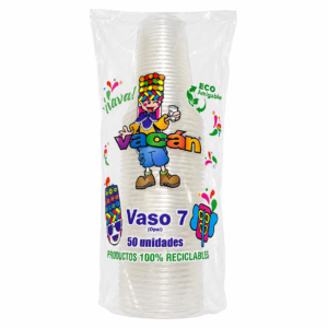Vaso Desechable Vacan 7oz x50uds