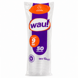 Vaso Desechable Wau 9oz x50uds
