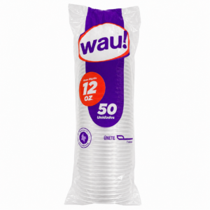 Vaso Desechable Wau 12oz x50uds