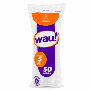 Vaso Desechable Wau! 5oz x50uds