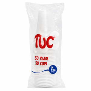 Vaso Desechable Tuc 7onz x50uds